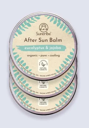 Suntribe Natural After Sun Balm Eucalyptus & Jojoba 100ml - 3 Pack Saver