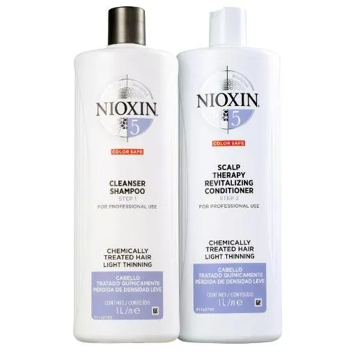 System 5 Light Tuning Chemically Treated Hair Treatment Kit 3 Prod. - Nioxin