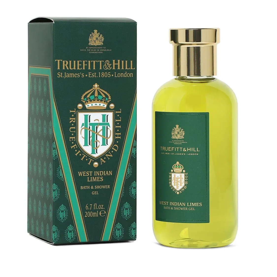 Truefitt & Hill West Indian Limes Men's Bath & Shower Gel 200ml