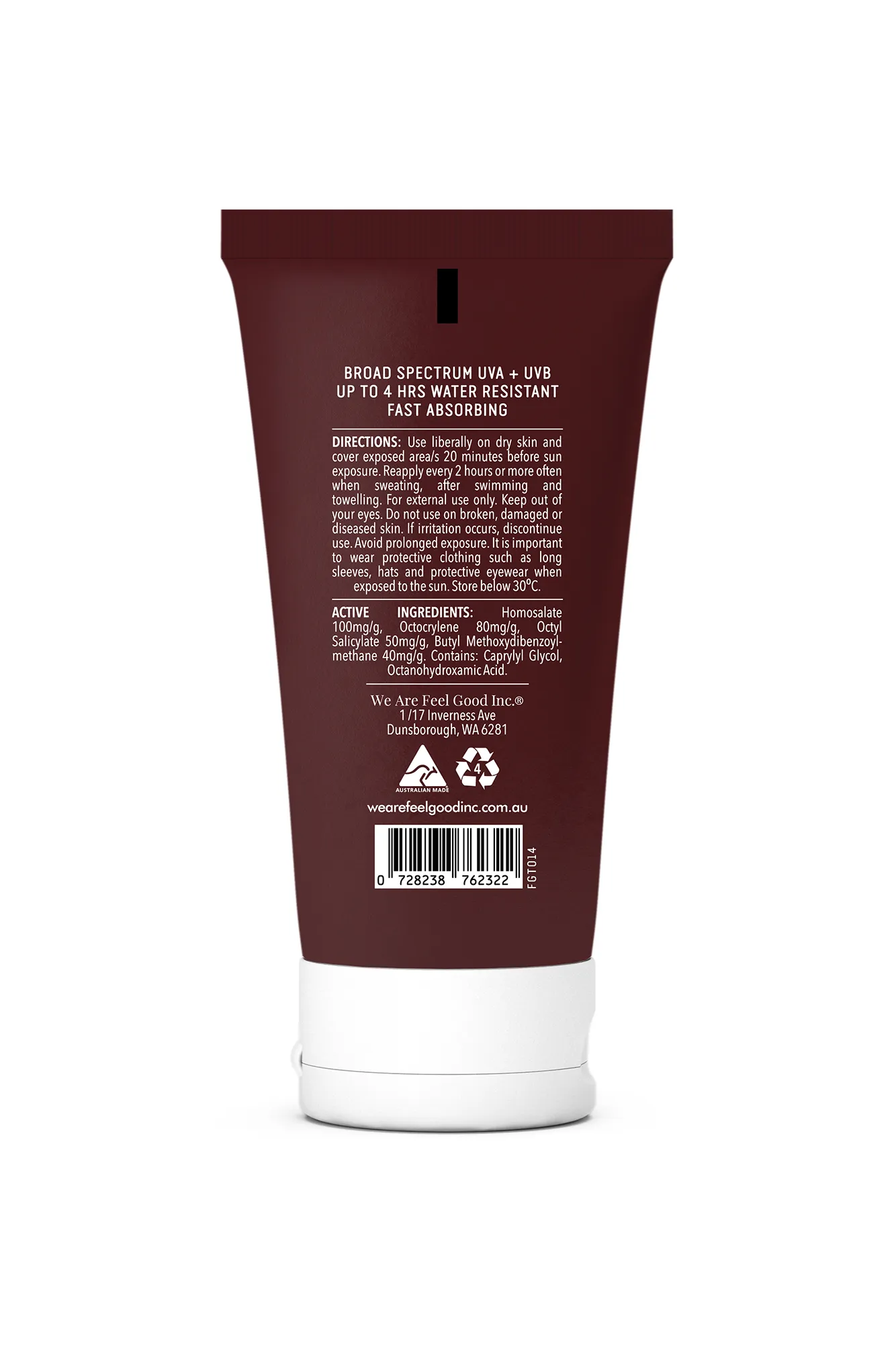 WE ARE FEEL GOOD INC Coconut Sunscreen SPF 50  75ml