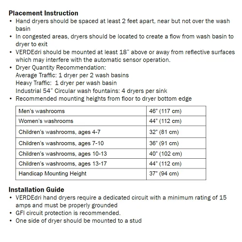 WORLD DRYER® Q-972 VERDEdri™ Hand Dryer ***DISCONTINUED*** Replaced by the Q-972A2